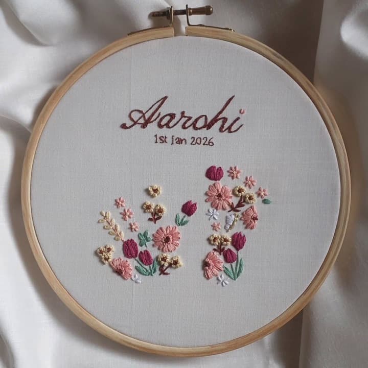 Personalised Name Hoop