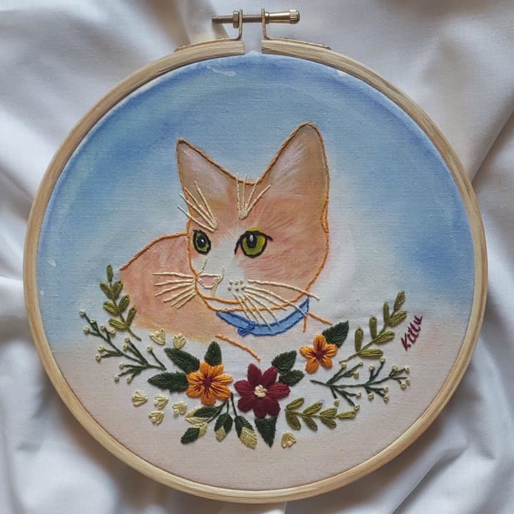 Pet Portrait Hoop