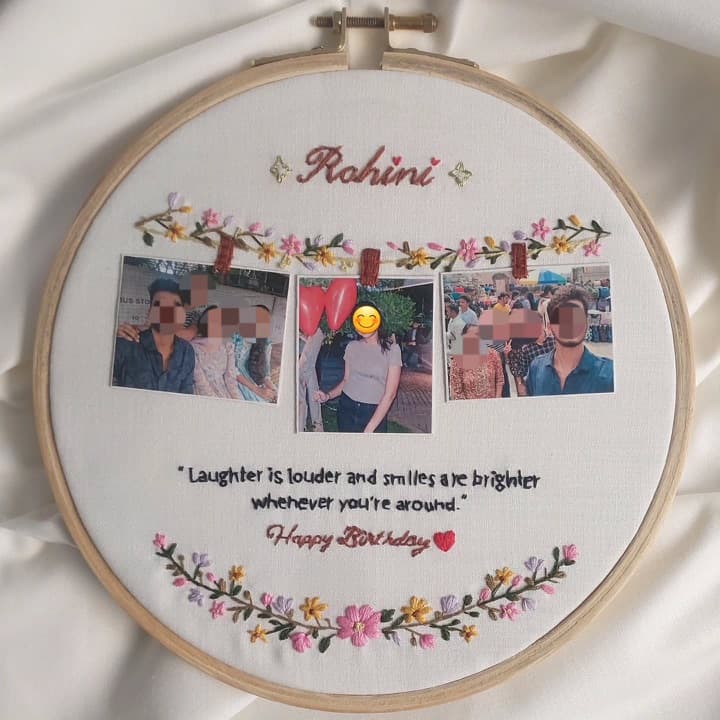 Birthday Memory Hoop